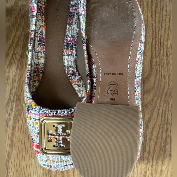 [Tory Burch] Multi Color Georgia Tweed Pump w/Block Heel Sz:8M - Picture 5 of 15
